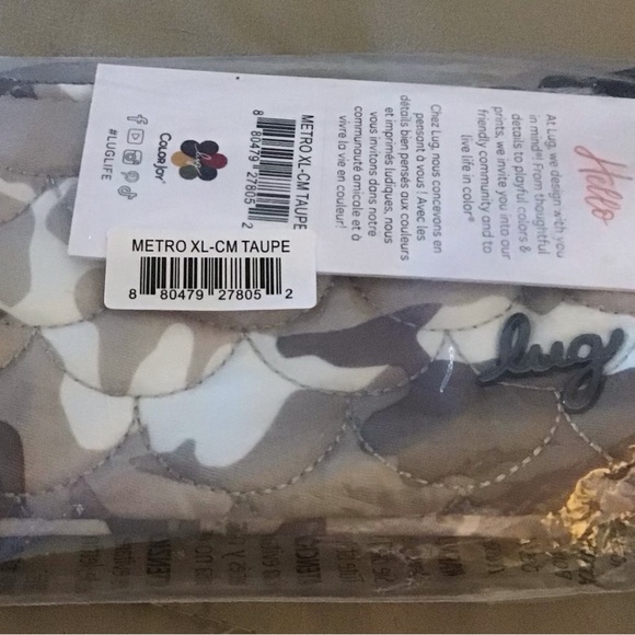 NWT LUG Metro XL pouch Camo taupe - Picture 4 of 9